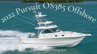 2022 Pursuit OS 385 Offshore Express Fishing Boat Jacksonville Florida [upl. by Haida]