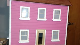 DIY Dollhouse Windows Part 2 adding frames for Glass Dollhouse Replacement Windows [upl. by Ylime629]