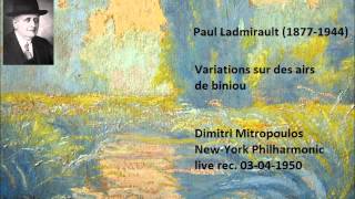 Paul Ladmirault  Variations sur des airs de biniou Mitropoulos [upl. by Aciemaj]