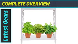 Mindful Design LED Indoor Herb Garden with Timer  Best Mini Planter Kit for Herbs and [upl. by Ayhdiv]