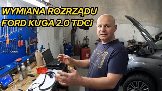 Wymiana Rozrządu Ford Kuga 20 TDCi Prosty Film O Naprawianiu [upl. by Terza573]