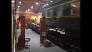 Mongolia  China border  train bogie exchange [upl. by Jehius]