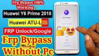 Huawei Y6 Prime Frp Bypassy6 prime 2018 frp bypasy6 2018 frp bypass no talkbackatul22 frp bypass [upl. by Akciret]