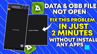 Zarchiver Cant Use This Folder  Zarchiver data File Problem  Zarchiver Android Access is denied [upl. by Kcirddot]
