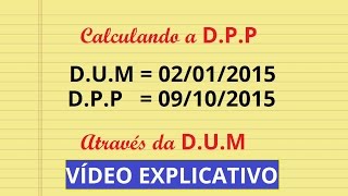 COMO CALCULAR A DATA PROVÁVEL DO PARTO SEM ERRO [upl. by Nimsaj]