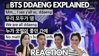 WE DID NOT KNOW  BTS  DDAENG Explained by a Korean REACTION [upl. by Doll]