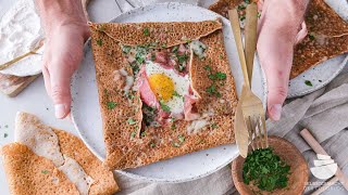 Die besten Bretonischen Galettes französische Buchweizenpfannkuchen [upl. by Aleris622]