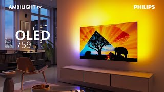 Philips Ambilight TV  OLED 759 [upl. by Erised]