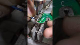 Satisfying Precision Soldering of Common Electronic Components with Laser [upl. by Dnamra]