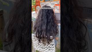 Wavy Hair transformation Day1 to Day4 after curly hair routine like Desicurly [upl. by Nolita]