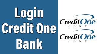 Credit One Bank Online Banking Login 2022  Credit One Bank Online Account Sign In Help [upl. by Joana103]