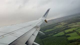 Ryanair 737800 Take Off Bristol Airport [upl. by Aikcin]