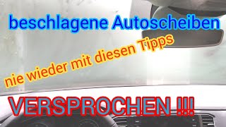 Beschlagene Scheiben Auto Autoscheiben beschlagen  Mit diesen Tipps nervt dich das nie wieder [upl. by Nnyletak]