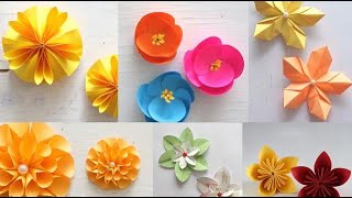 Top 10 DIY Paper Flowers of 2017  Art All The Way [upl. by Nabroc]