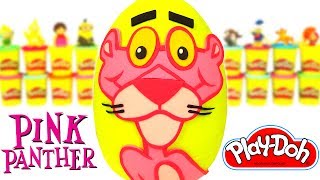 Pembe Panter Sürpriz Yumurta Oyun Hamuru  Emojiler Cicibiciler [upl. by Hawken143]