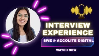 Accolite Digital Interview Experience  Batch  2022  All Interview Questions Covered [upl. by Abby526]