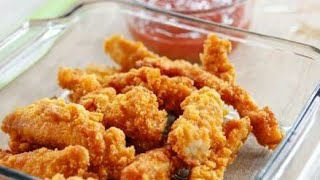 KFC Usulü Chicken Fingers Evde Yapmak Çok Kolay Chicken Fingers Tarifi [upl. by Abbotson123]