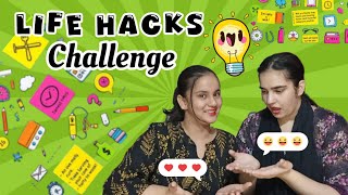 Trying 5 minutes craft hacks 🤯 fun troublers challenge [upl. by Dulci]