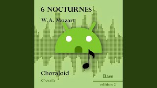 6 nocturnes Mi lagnerò tacendo KV 437 All voices [upl. by Edla]