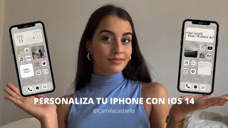 Personaliza tu iPhone con iOS 14  Widgetsmith amp Trucos Camilacastiello [upl. by Broeker]