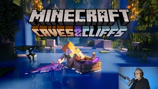 knify REACTS Minecraft Caves amp Cliffs Update Part II  Official Trailer [upl. by Eillom]