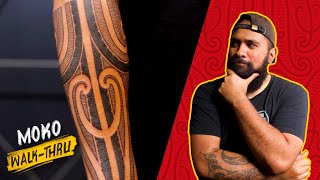 Tough looking forearm moko maori tattoo [upl. by Cutcliffe]