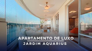 APARTAMENTO DE LUXO À VENDA COM 4 SUÍTES E VISTA PERMANENTE EM JARDIM AQUARIUS  SÃO JOSÉ DOS CAMPOS [upl. by Huldah]