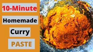 Easy Quick Homemade Curry Paste [upl. by Myrt141]