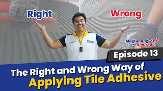 How to Apply Tile Adhesive and Set Tiles Properly Make Your Tiles More Durable [upl. by Guadalupe421]