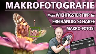 MAKROFOTOGRAFIE  Mein wichtigster TIPP für FREIHÄNDIG SCHARFE MakroFotos [upl. by Lamont]