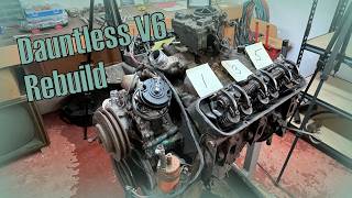 Ep7 Rebuilding the Dauntless V6 for my Jeep Restoration jeep engine [upl. by Emoreg]