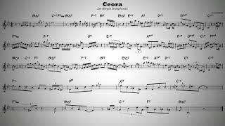 Ceora  Lee Morgan Trumpet Solo  Play along  Bb Instruments [upl. by Ocsisnarf]