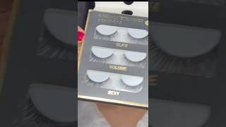 How to apply fake eyelashes eyelashesextensions eyelashestutorial trendingshorts [upl. by Ahsiekan]