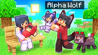 The ALPHA Wolfs FAMILY In Minecraft [upl. by Nolram]