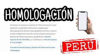 HOMOLOGACION ¿Qué es y para que sirve¿Cómo saber si tu Celular o Tablet esta HOMOLOGADO [upl. by Alleul155]