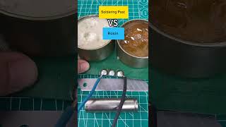 See the difference between soldering paste and resin Soldering paste makes iron solder not resin [upl. by Jonas]