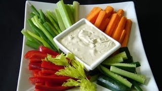 Vegetable Crudites with Greek Yougurt Dip [upl. by Laughlin908]