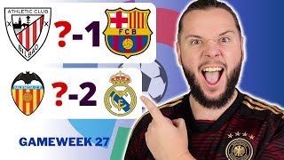 Laliga Gameweek 27 Predictions amp Betting Tips  Athletic Club vs Barcelona [upl. by Tobias]