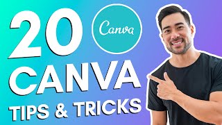 20 CANVA TIPS AND TRICKS  Canva Tutorial For Beginners [upl. by Alex906]