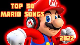 Top 50 Mario songs of all time 2022 [upl. by Okimuy]