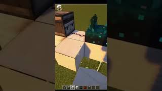 How To Make A Automatic Door In Minecraft  Minecraft  Wireless Door 2x2  shorts minecraft [upl. by Dalli]