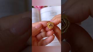 How To Make Flower Ring DIY 😱🥰🌹shorts viral [upl. by Phenica883]