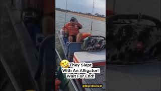 They Slept With An Alligator funny viral trending [upl. by Eiramlatsyrk779]