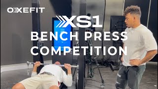 OxeFit  XS1  Bench Press Competition  Ahmad with 215 lbs [upl. by Akram]