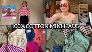 100 cotton mini haul [upl. by Rigby]