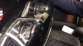 2019 Golf R Mk75 Headlight lens Repcement Part 1  Lens removal [upl. by Auop66]