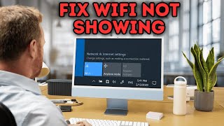 How to Fix WiFi Not Showing in Settings On Windows 1110 [upl. by Charlotta609]