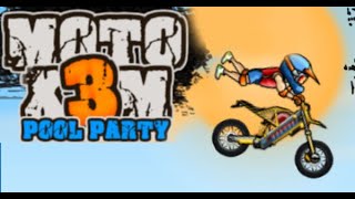 Moto X3M 5 Pool Party Full Gameplay Walkthrough [upl. by Lahtnero427]