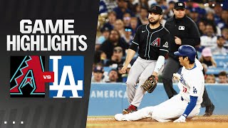 Dbacks vs Dodgers Game Highlights 52124  MLB Highlights [upl. by Lael]