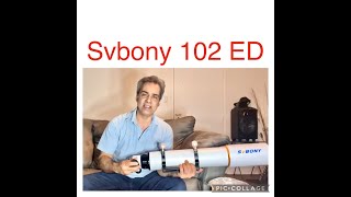 Svbony SV503 102ED F7 refractor astronomy telescope refractor svbony moon [upl. by Lenra]